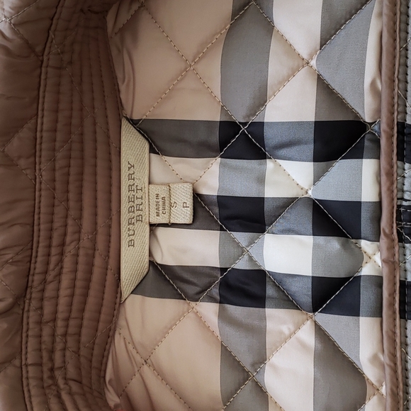 BURBERRY KENCOTT NOVA CHECK LINED QUILTED JACKET - Picture 9 of 11
